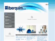 Tablet Screenshot of iberquim.com